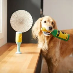 Frisco Champagne & Flute Latex Squeaky Dog Toy -Ultimate Pet Shop 264430 PT3. AC SS1800 V1619473959