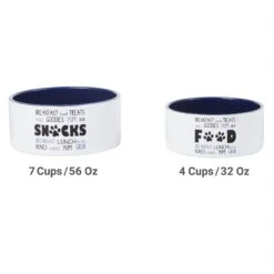 Frisco Food & Paw Non-skid Ceramic Dog Bowl -Ultimate Pet Shop 270195 PT5. AC SS1800 V1620912525