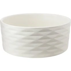 Frisco Geometric Non-skid Ceramic Dog Bowl