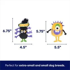 Frisco Halloween Friendly Monsters Plush Squeaky Dog Toy 6 Frisco Halloween Friendly Monsters Plush Squeaky Dog Toy -Ultimate Pet Shop 270435 PT1. AC SS1800 V1689878415