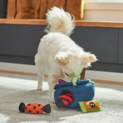 Frisco Halloween Candy Cauldron Hide & Seek Puzzle Plush Squeaky Dog Toy -Ultimate Pet Shop 270490 PT3. AC SS1800 V1689878557