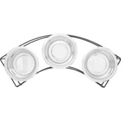 Frisco Multi Pet Feeding 3-Bowls Curved Stainless Steel Dog & Cat Bowl -Ultimate Pet Shop 277563 PT4. AC SS1800 V1627935475