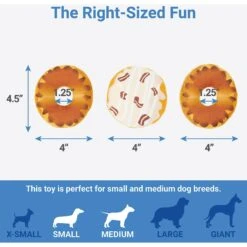 Frisco Fall Box Of Donuts Hide & Seek Puzzle Plush Squeaky Dog Toy -Ultimate Pet Shop 285639 PT2. AC SS1800 V1636990890