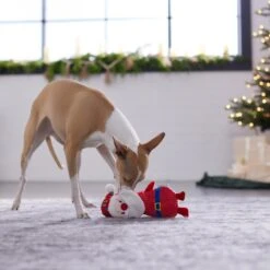 Frisco Holiday Santa & Snowman Reversible Plush Squeaky Dog Toy -Ultimate Pet Shop 287263 PT3. AC SS1800 V1632775712