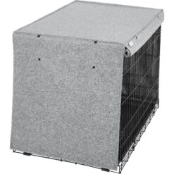 Frisco Faux Linen Dog Crate Cover -Ultimate Pet Shop 289630 PT3. AC SS1800 V1644248867