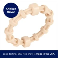 Frisco Ring Tough Nylon Chew Dog Toy, Chicken Flavor -Ultimate Pet Shop 290533 PT2. AC SS1800 V1695760929
