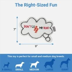 Frisco Brunch Word Bubble Plush Squeaky Dog Toy -Ultimate Pet Shop 297286 PT1. AC SS1800 V1643916398