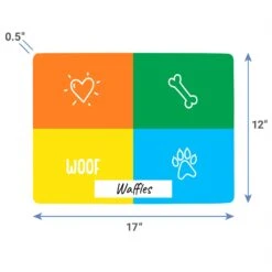 Frisco Woof Personalized Dog & Cat Placemat -Ultimate Pet Shop 299560 PT3. AC SS1800 V1636120375