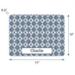 Frisco Boho Damask Personalized Dog & Cat Placemat -Ultimate Pet Shop 299562 PT3. AC SS1800 V1636120501