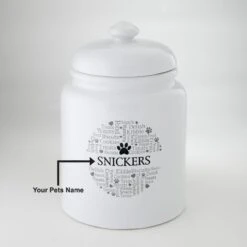 Frisco Ceramic Paw Personalized Treat Jar, 13 Cup, 104oz 11 Frisco Ceramic Paw Personalized Treat Jar, 13 Cup, 104oz -Ultimate Pet Shop 301183 PT5. AC SS1800 V1630559792