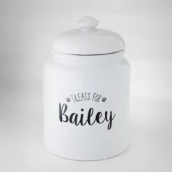 Frisco Ceramic "Treats For" Personalized Treat Jar, 13 Cup, 104oz -Ultimate Pet Shop 301185 PT3. AC SS1800 V1630731988