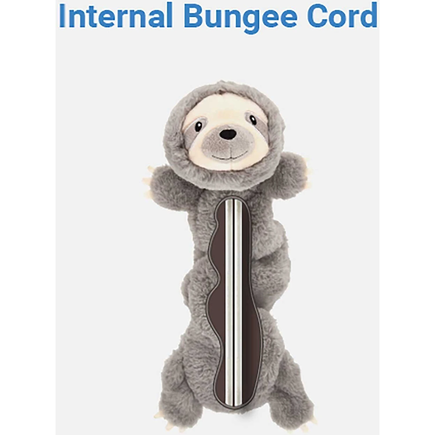 Frisco Giraffe Bungee Plush Squeaky Dog Toy & Frisco Sloth Bungee Plush Squeaky Dog Toy 8 Frisco Giraffe Bungee Plush Squeaky Dog Toy & Frisco Sloth Bungee Plush Squeaky Dog Toy - Image 8