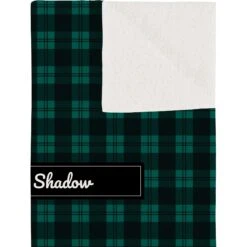 Frisco Personalized Plaid Sherpa Cat & Dog Blanket, 30" X 40" -Ultimate Pet Shop 303832 PT2. AC SS1800 V1637609820