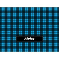 Frisco Personalized Plaid Sherpa Cat & Dog Blanket, 30" X 40" -Ultimate Pet Shop 303832 PT4. AC SS1800 V1637610128
