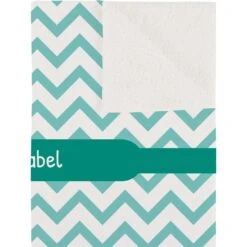 Frisco Personalized Subtle Chevron Sherpa Cat & Dog Blanket, 30" X 40" -Ultimate Pet Shop 303836 PT2. AC SS1800 V1637609798