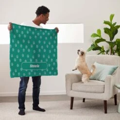 Frisco Personalized Paws Soft Fleece Cat & Dog Blanket, 30" X 40" -Ultimate Pet Shop 304007 PT5. AC SS1800 V1637610099