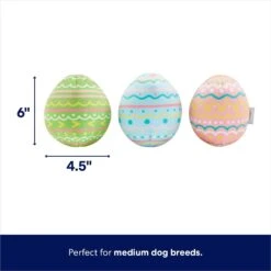 Frisco Easter Eggs Plush Squeaky Dog Toy 7 Frisco Easter Eggs Plush Squeaky Dog Toy -Ultimate Pet Shop 304954 PT1. AC SS1800 V1672780525