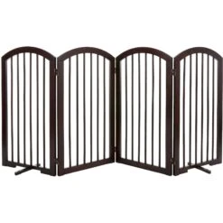 Frisco Arch 4-Panel Solid Wood Dog Gate -Ultimate Pet Shop 305152 PT2. AC SS1800 V1639669041