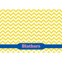 Frisco Personalized Chevron Dog & Cat Placemat -Ultimate Pet Shop 306754 PT2. AC SS1800 V1636048781