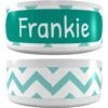 Frisco Personalized Chevron Ceramic Dog Bowl, 4.75-cup, 38oz
