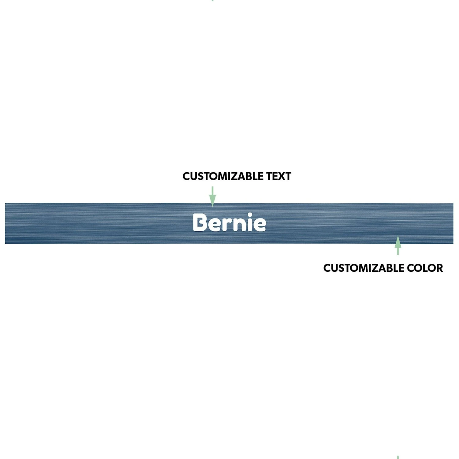 Frisco Personalized Heathered Ceramic Dog Bowl, 4.75-cup, 38oz 2 Frisco Personalized Heathered Ceramic Dog Bowl, 4.75-cup, 38oz - Image 2