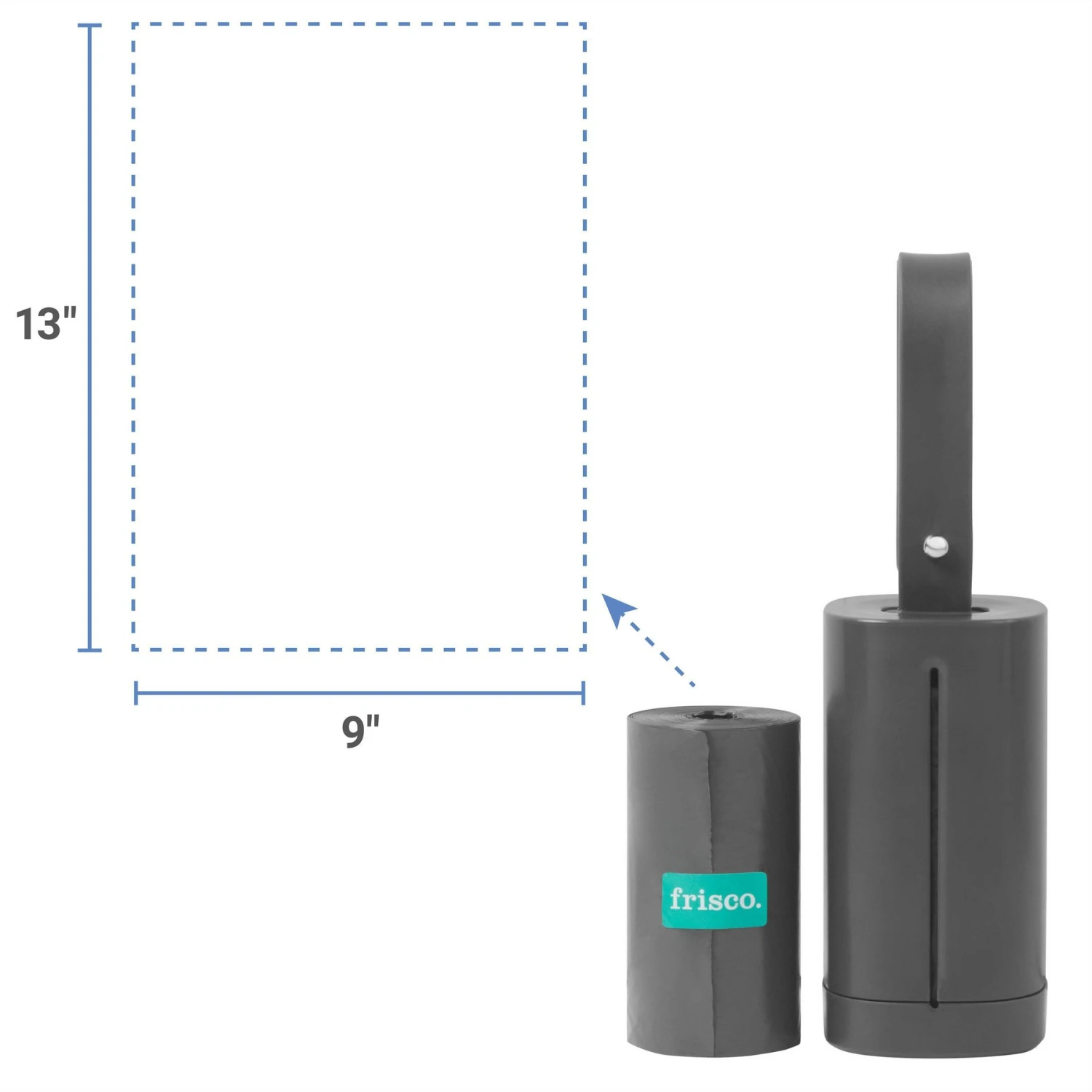 Frisco Poop Bag Square Design Dispenser 3 Frisco Poop Bag Square Design Dispenser - Image 3
