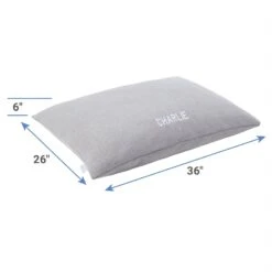 Frisco Personalized Knife Edge Bed, Dark Grey Linen, Large 5 Frisco Personalized Knife Edge Bed, Dark Grey Linen, Large -Ultimate Pet Shop 311762 PT1. AC SS1800 V1630682351