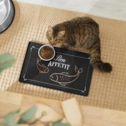 Frisco Silicone Fish Print Dog & Cat Food Mat, Black 9 Frisco Silicone Fish Print Dog & Cat Food Mat, Black -Ultimate Pet Shop 311953 PT3. AC SS1800 V1642542608