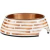 Frisco Copper Print Design Stainless Steel Dog & Cat Bowl