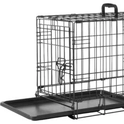 Frisco Eyelash Orthopedic Dog Crate Mat & Frisco Fold & Carry Single Door Collapsible Wire Dog Crate -Ultimate Pet Shop 319010 PT5. AC SS1800 V1631628388