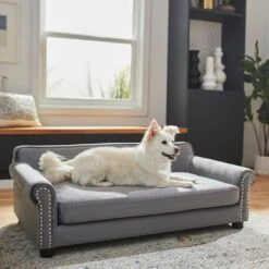 Frisco Sofa Pet Bed With Removable Cover & Frisco Eyelash Cat & Dog Blanket -Ultimate Pet Shop 319504 PT4. AC SS1800 V1630625195