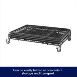 Frisco Ultimate Lightweight Heavy Duty Foldable & Stackable Steel Metal Single Door Dog Crate -Ultimate Pet Shop 326416 PT3. AC SS1800 V1646859919