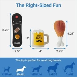 Frisco Father's Day Essential Latex Squeaky Dog Toy, 4 Count 4 Frisco Father's Day Essential Latex Squeaky Dog Toy, 4 Count -Ultimate Pet Shop 327045 PT1. AC SS1800 V1648563987