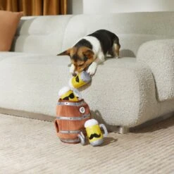 Frisco Beer & Keg Plush Squeaky Dog Toy, 4 Count -Ultimate Pet Shop 327047 PT3. AC SS1800 V1648667317