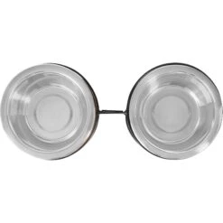 Frisco Premium Elevated Bone Design Stainless Steel Double Diner Dog & Cat Bowl -Ultimate Pet Shop 331499 PT4. AC SS1800 V1657656892