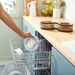 Frisco Premium Elevated Bone Design Stainless Steel Double Diner Dog & Cat Bowl -Ultimate Pet Shop 331499 PT6. AC SS1800 V1657656892