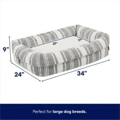 Frisco Farmhouse Deep Cuffed Cuddler Dog Bed -Ultimate Pet Shop 333885 PT1. AC SS1800 V1667838340