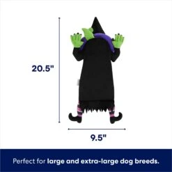 Frisco Halloween Witch Flat Plush Squeaky Dog Toy 6 Frisco Halloween Witch Flat Plush Squeaky Dog Toy -Ultimate Pet Shop 344174 PT1. AC SS1800 V1689878447
