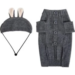 Frisco Bunny Hooded Dog & Cat Sweater -Ultimate Pet Shop 353571 PT5. AC SS1800 V1659727074