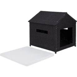 Frisco Outdoor Wicker Dog House & Bed 7 Frisco Outdoor Wicker Dog House & Bed -Ultimate Pet Shop 356073 PT2. AC SS1800 V1651003001