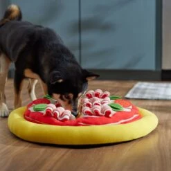 Frisco Pizza Reversible Snuffle Mat, Yellow, Medium -Ultimate Pet Shop 363398 PT2. AC SS1800 V1660750521