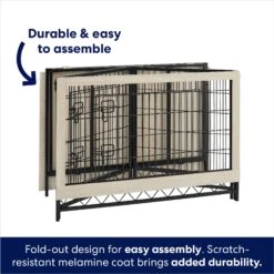 Frisco Easy Set-Up Wood Furniture Style Dog Crates -Ultimate Pet Shop 363840 PT3. AC SS1800 V1685459481