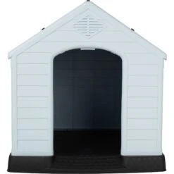 Frisco Plastic Outdoor Dog House With Elevated Platform -Ultimate Pet Shop 370363 PT4. AC SS1800 V1659994338