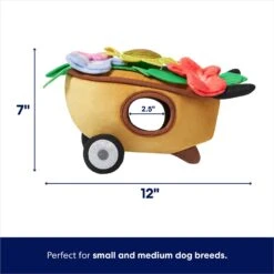 Frisco Spring Wheelbarrow Hide And Seek Puzzle Plush Squeaky Dog Toy -Ultimate Pet Shop 541510 PT1. AC SS1800 V1672780527