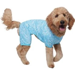 Frisco Blue Ocean Waves Dog & Cat Jersey PJs -Ultimate Pet Shop 556142 PT3. AC SS1800 V1674829131
