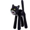 Frisco Halloween Cutie Black Cat Plush Squeaky Dog Toy