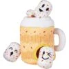 Frisco Halloween Fall Latte Hide & Seek Puzzle Plush Squeaky Dog Toy