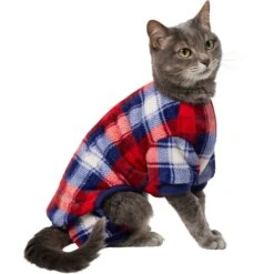 Frisco Cozy Plush Fleece Dog & Cat PJs, Plaid -Ultimate Pet Shop 719102 PT2. AC SS1800 V1692202558