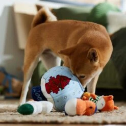 Frisco Holiday Melting Snow Globe Hide & Seek Puzzle Plush Squeaky Dog Toy -Ultimate Pet Shop 739910 PT3. AC SS1800 V1695045656