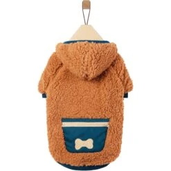 Frisco Wubby Textured Fleece Dog & Cat Hoodie W/ Pocket -Ultimate Pet Shop 742510 PT3. AC SS1800 V1692377818